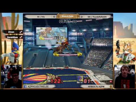 Salty Juans 3: SiS|ThundeRzReiGN (Falco) vs SS|Tr0y (Fox) Wave A Pools