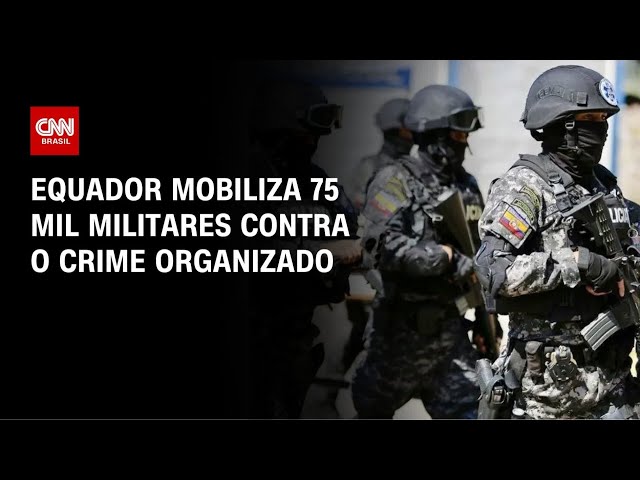 Crime organizado: Equador promove ações conjuntas com militares dos EUA | CNN 360º