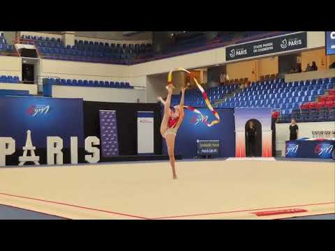 GRS PARIS CENTRE - Junior - Yseult ZAVAGNO  -  RUBAN Championne de France 🥇🏆