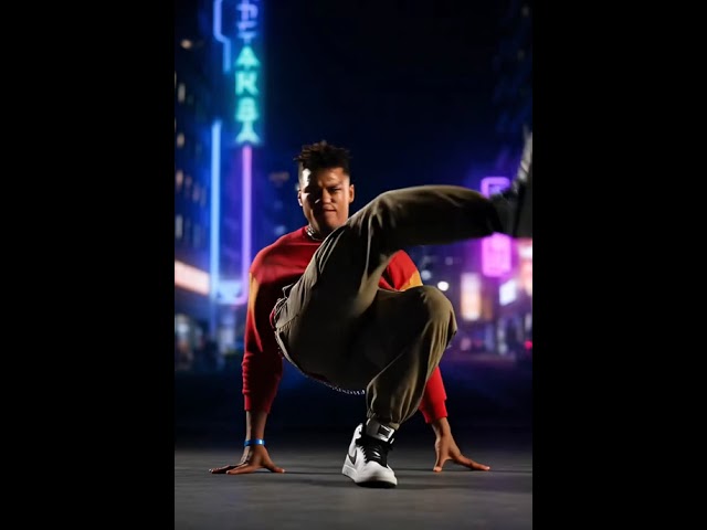 B-Boy Top Rock Entry — Animated Hip-Hop Dance Short