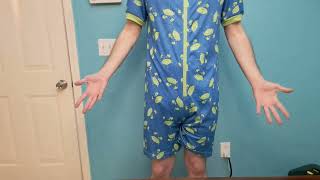 Adult baby romper from Target, great for ABDL and wearing with adult diapers