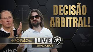 FOGÃONET LIVE :DISPUTA PELA SAF VAI PARA DECISÃO ARBITRAL | ANSELMI AINDA NÃO RESCINDIU COM BOTAFOGO
