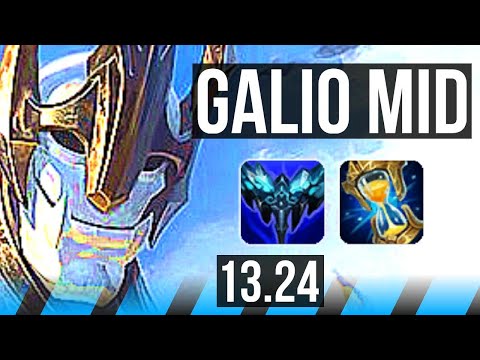 GALIO vs RUMBLE (MID) | 4/3/14, Rank 14 Galio | NA Grandmaster | 13.24