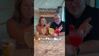 Trying out cruise drinks with @lalidoloca onboard @princesscruises Star Princess #cruise