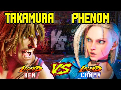 SF6 TAKAMURA (Ken) VS PHENOM (Cammy)💥Messatsu💥