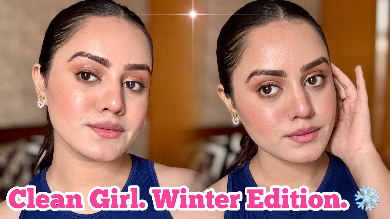 Clean Girl Winter Makeup Look | Soft Glam, Dewy Skin & Everyday Natural Makeup Tutorial | Kp Styles