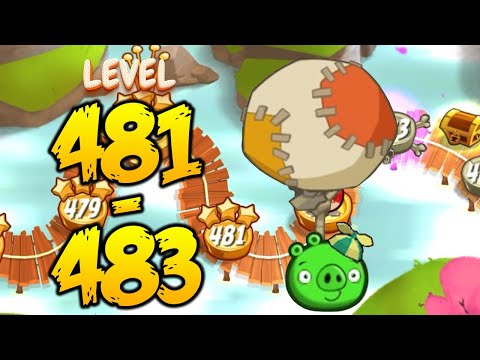 UNLOCK LEVEL 481-483 | ANGRY BIRDS 2 (HARD LEVEL) - MAP Cobalt Plateaus Pig Bay