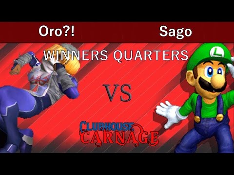 Clubhouse Carnage Melee  WINNERS QUARTERS - Oro?! (Sheik) vs Sago (Luigi)