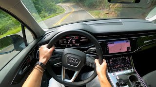 [Winding Road] 2024 Audi Q7 Prestige - POV Test Drive (Binaural Audio)