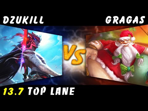Dzukill - Yone vs Gragas TOP Patch 13.7 - Yone Gameplay