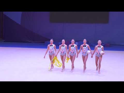 Bulgaria TEAM - 3 Ribbons + 2 Balls, Final FIG World Cup 2023 Athens