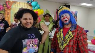 Payaso Pikorete Celebrando el Cumpleaños de Paola en Auburndale Fl Review Testimonio