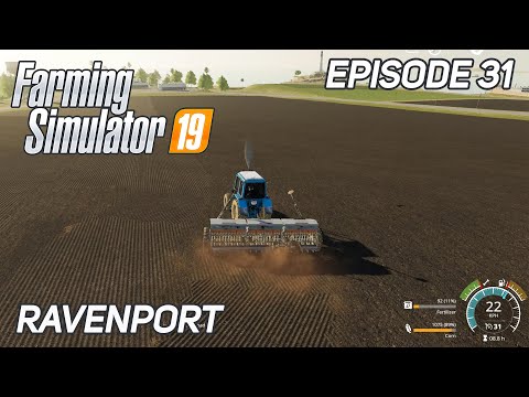 New Autoloader + Sow Field 4 With 'Corn' | Farming Simulator 19 | Timelapse | Ravenport # 31