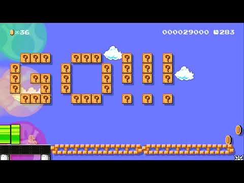 Mario Kart - Coins? Then Jump! by Ison - SUPER MARIO MAKER - NO COMMENTARY 1ba