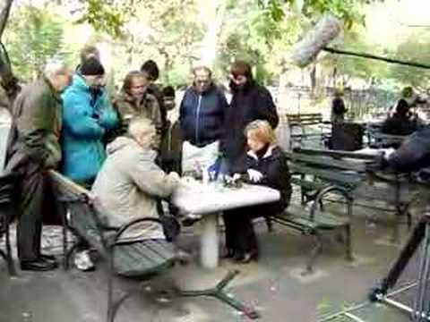 Susan Polgar at Tompkins Square Park