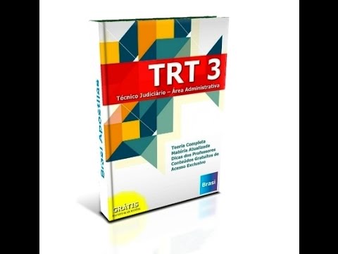 Apostila Concurso TRT-3 MG 2015 - Técnico Judiciário da Área Administrativa