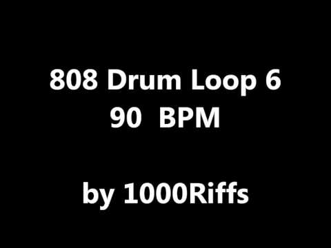 808 Drum Loop # 6 : 90 BPM - Beats Per Minute