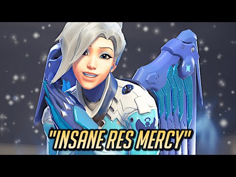 "Insane Res Mercy!" 💙 Smooth Movement, Crazy Resses! ❄️ - Overwatch 2