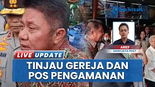Gubernur Sumsel Tinjau Gereja & Pos Pengamanan Operasi Lilin Musi di Palembang Jelang Perayaan Natal