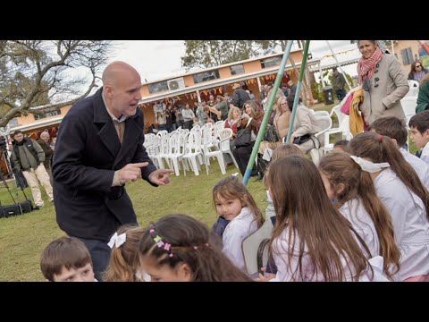 Intendente Legnani participó en centenario de la Escuela N° 80 de Sauce de Solís