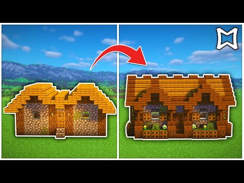 Minecraft Tutorial ► Village Medium House #3 Transformation | How To Build In Minecraft