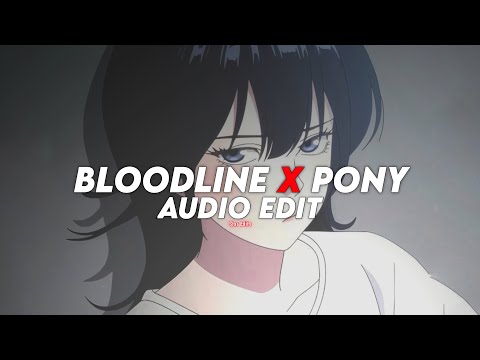 bloodline x pony (tiktok version) - ariana grande, ginuwine [edit audio]