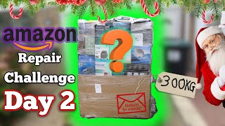 FIXING AMAZON RETURNS PALLET | DAY 2 2025 ADVENT Challenge
