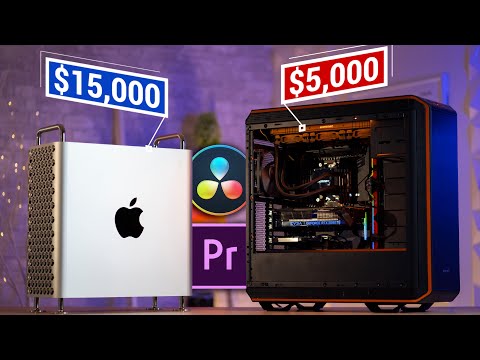 $15,000 Mac Pro vs $5000 Custom PC for Video Editing
