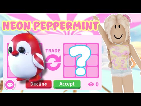 Trade my NEON PEPPERMINT PENGUIN in Adopt Me!?