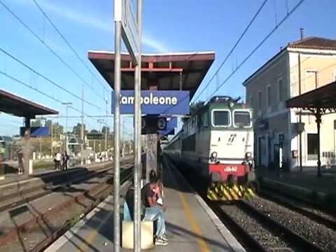 E656.025 sull' IC 723 in transito a Campoleone