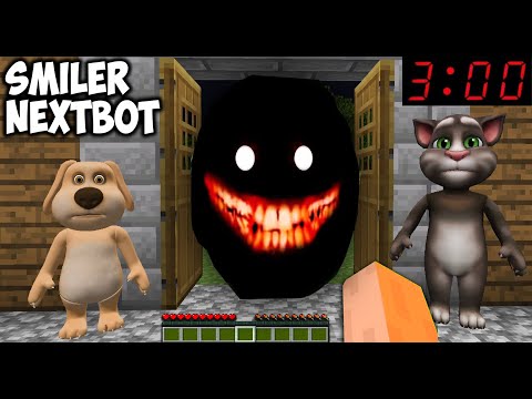 THE SMILER NEXTBOT ENTITY 3 CHASED ME in Minecraft | CURSED MINECRAFT | Coffin Meme