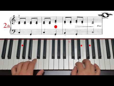 The Overland Stage, Moderate version, John Thompson`s easiest piano course, Part 4