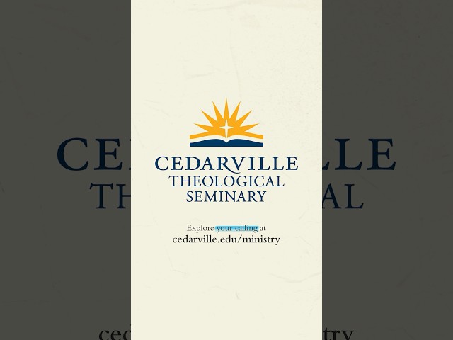 Thumbnail for video titled: Explore your calling at Cedarville Theological Seminary!