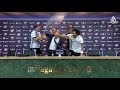 Real Madrid players invade Manager's press conference