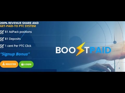 BOOSTPAID Рекламная платформа ПЛАТИТ! мин  вывод 5 USD  маленькие фишки