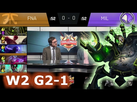 Millenium vs Fnatic Academy | Game 1 S7 EUCS Spring 2017 Week 2 | MIL vs FNA G1 1080p