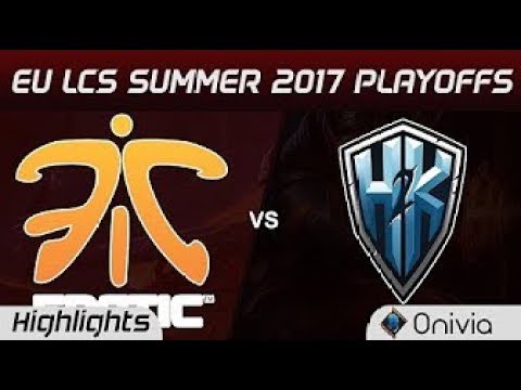 FNC vs H2K Highlights Game 1 EU LCS SUMMER 2017 PLAYOFFS Fnatic vs H2K Gaming