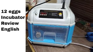 12 eggs household intelligent incubator review - English