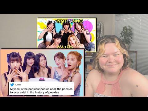 (G)I-dle Competes in a Compliment Battle and Try Not to Sing Reaction