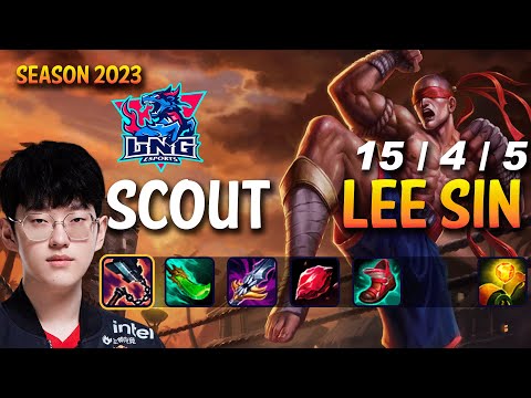 LNG Scout LEE SIN Mid vs K'SANTE - Patch 13.18 KR Ranked