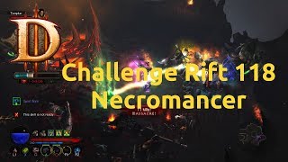 Diablo 3 - Challenge Rift - Challenge 118 - Necromancer - Failed