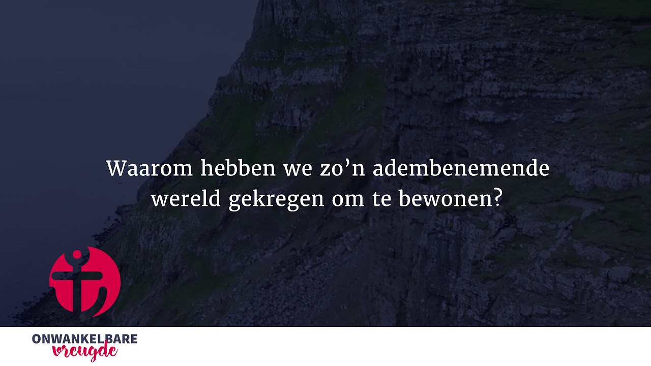 Waar het in de schepping om draait