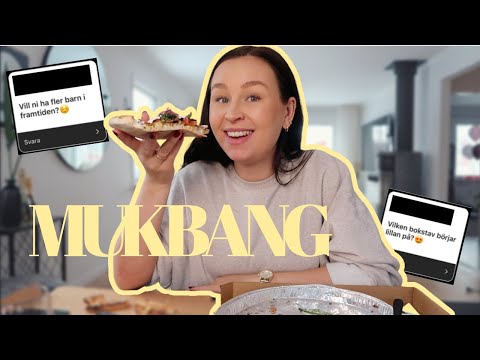 MUKBANG, sista videon som gravid!!