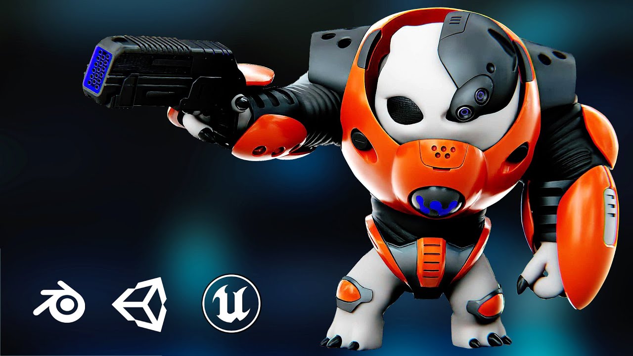 Alien Trooper 9-V Auto-Rig Pro Rigged For Mixamo Unreal Engine Unity 3D Model