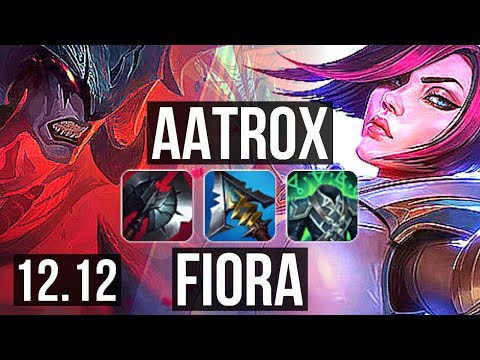 AATROX vs FIORA (TOP) | 800+ games, Legendary, 14/3/5, 1.0M mastery | NA Master | 12.12
