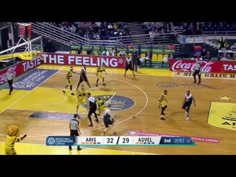 Aris Salonique BC / ASVEL : les highlights
