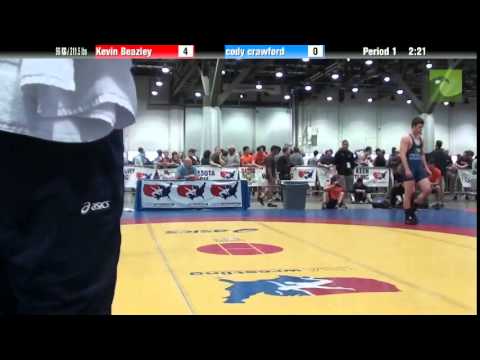 Men 96 KG / 211.5 lbs - Kevin Beazley vs. cody crawford