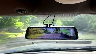 Pelsee P12 Pro 4K Mirror Dash Cam 12'' Rear View Mirror Camera Review