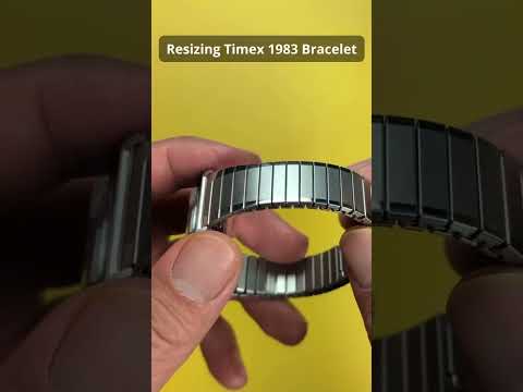 resizing timex 1983 bracelet  #timex