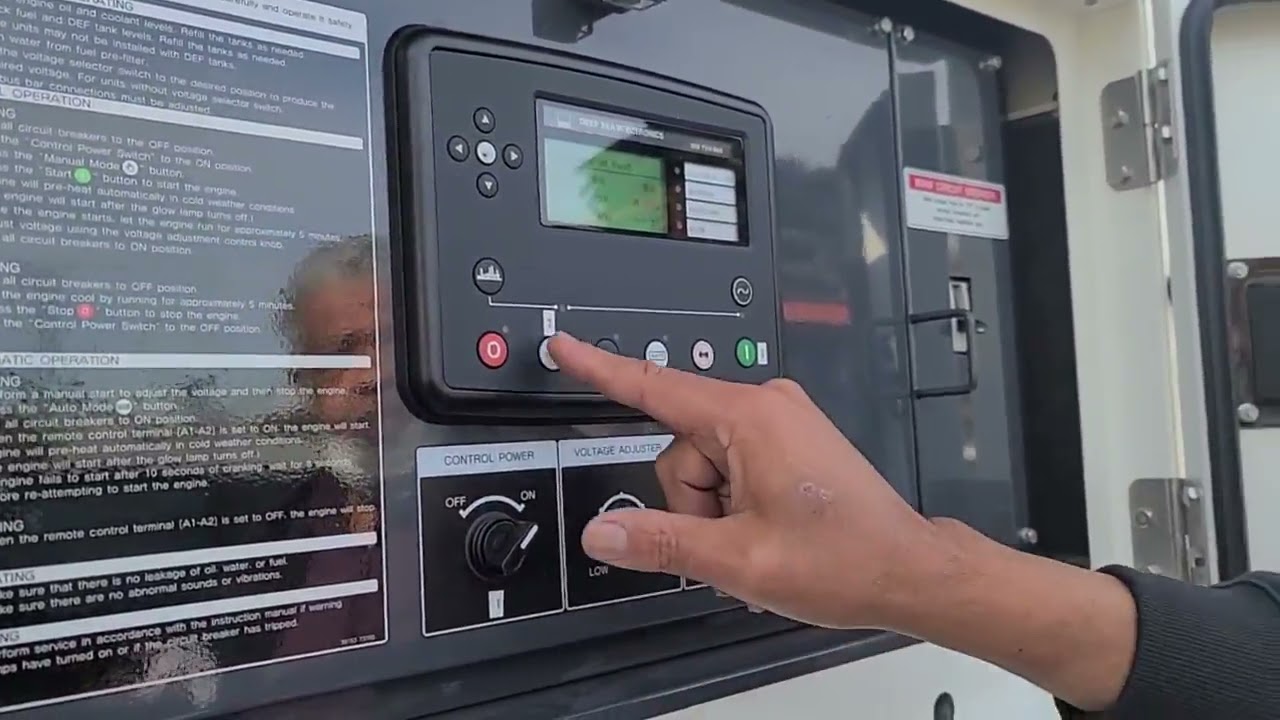 How to start generator with DeepSea controller: Generators Unlimited, Inc.